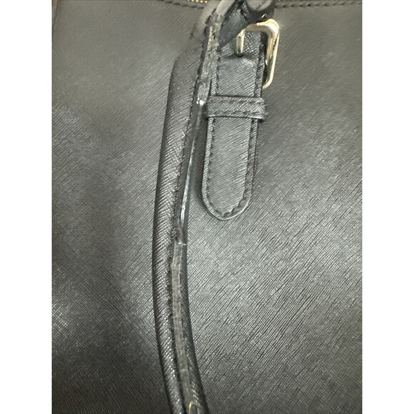 Kate Spade Leather Black Handbag Satchel Style Double Handles Classic Career - Picture 13 of 16
